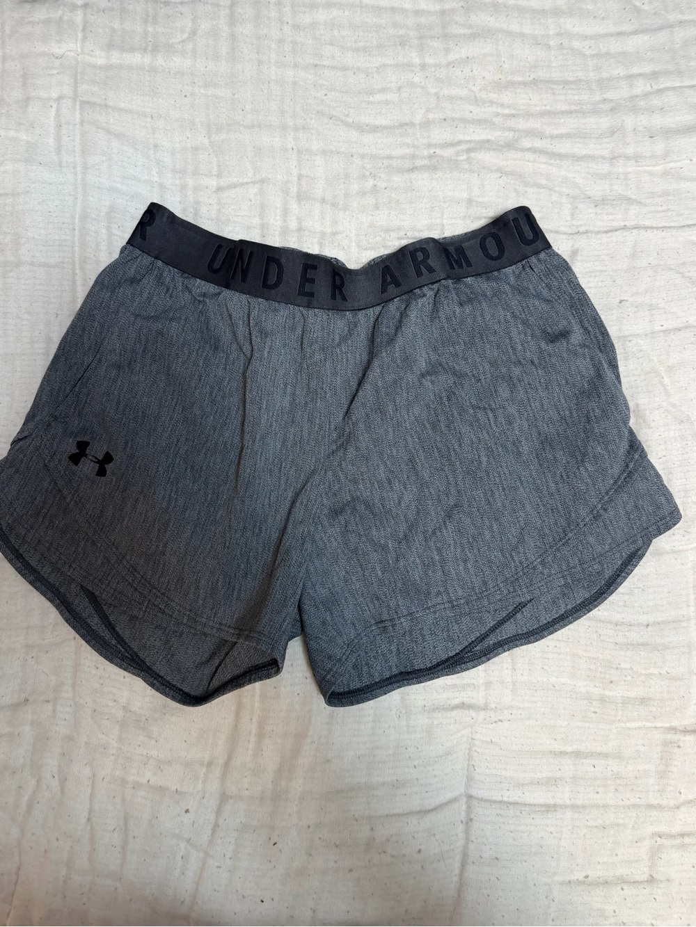 Under Armour Women's Charcoal Gray Athletic Shorts
